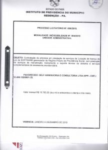 Read more about the article Licitação 006/2018 – Contratação de empresa em prestação de serviços de Locação de licença de uso de SOFTWARE gerenciador de Regime Próprio de Previdência Social, com prestação de serviços de manutenção, treinamento e suporte técnico do sistema e serviços complementares de assessoria previdenciária