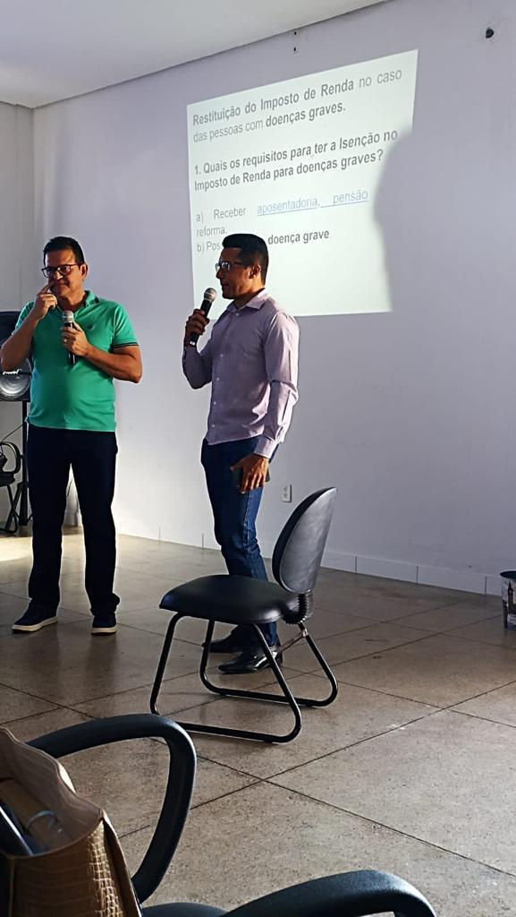 Leia mais sobre o artigo PRESIDENTE PARTICIPA DE PALESTRA NO AUDITORIA DA SEMED